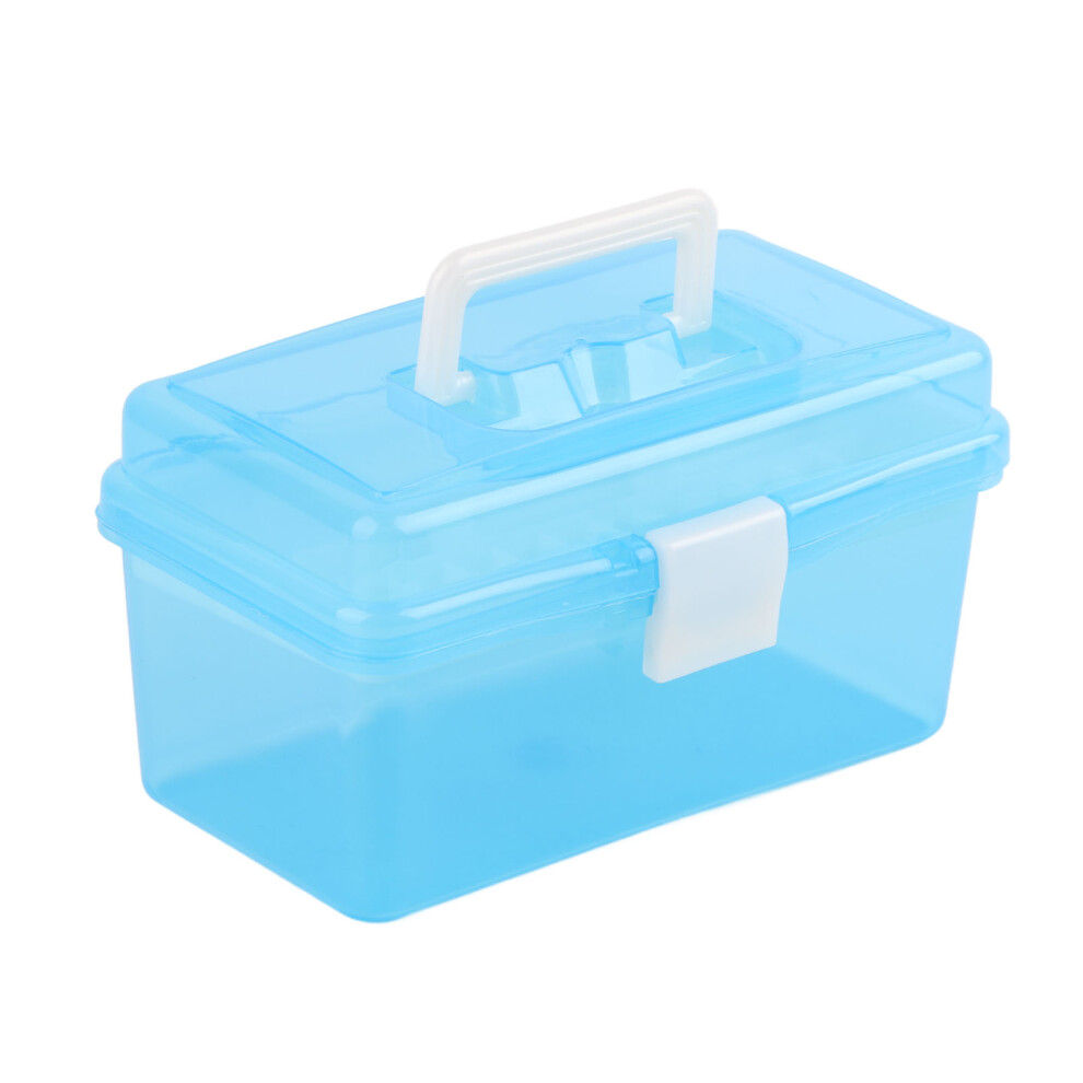 (Mini 20X11x10.5cm) 2 Layer Tool Box Portable Electrician Hardware Storage 20X11x10.5cm 610830853204