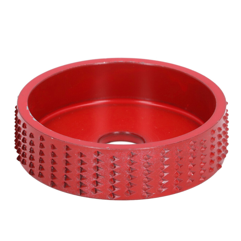 (Red) Wood Carving Disc Tungsten Steel Grinder 75Mm Silver 610830854560