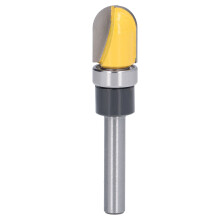 (Deep Garden Bottom 6x1/2) Aussparfräser 45 Stahl PTFE-Beschichtung gerade 6x3/4x5/16