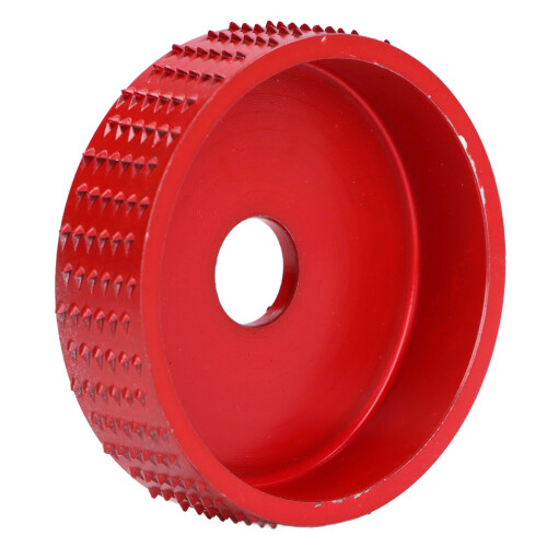 (Red) Holzschnitz-Scheibe Hartmetall-Schleifer 75mm Silber 1