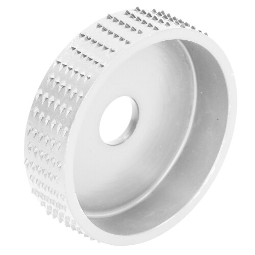 (Silver) Holzschnitz-Scheibe Hartmetall-Schleifer 75mm Silber 2