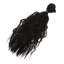 Black Female Wavy Hair Extension Wig Curly Lightweight