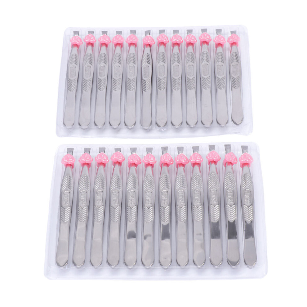 24 Sztuki Szczypczyki Ze Stali Nierdzewnej O SpłAszczonej KońCóWce-image