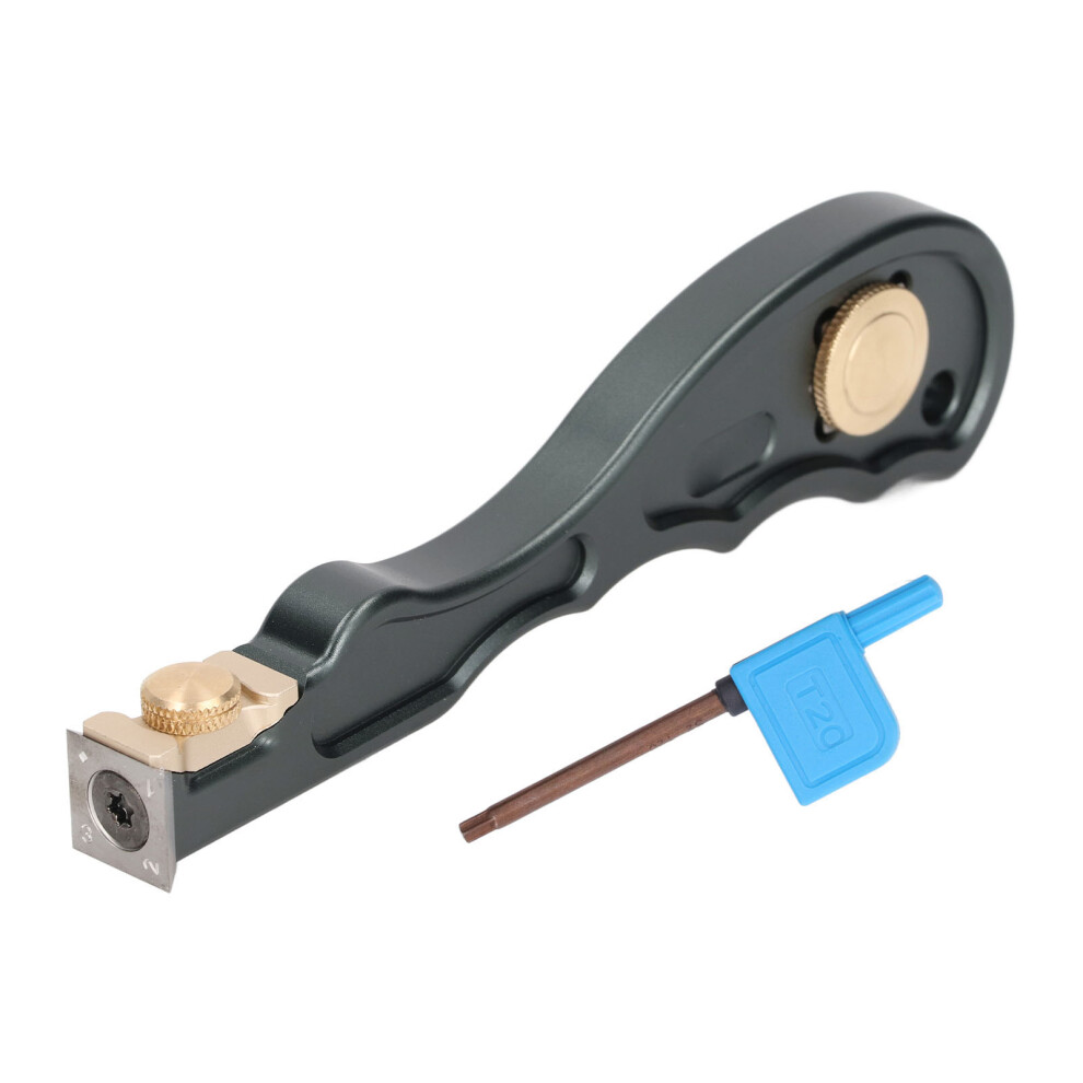 Woodworking Glue Scraper Aluminum Alloy Mini Tool Ergonomic Handle 610830847128