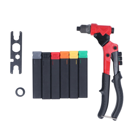 Rivet Gun Kit Universal Reaming Tool 6 Manual Heads 2