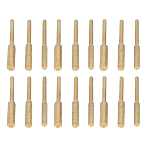 18x Ti-plattierte Schleifbits 4,0-5,5mm