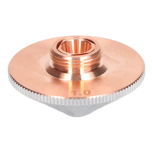 Laser Nozzle 1.0mm Chrome Plated Copper Cutter Head Replacement