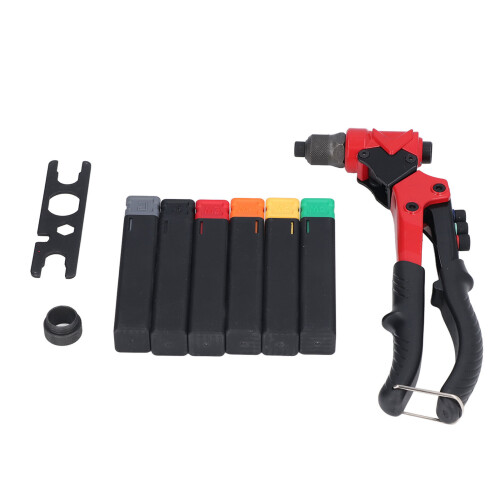 Rivet Gun Kit Universal Reaming Tool 6 Manual Heads 1