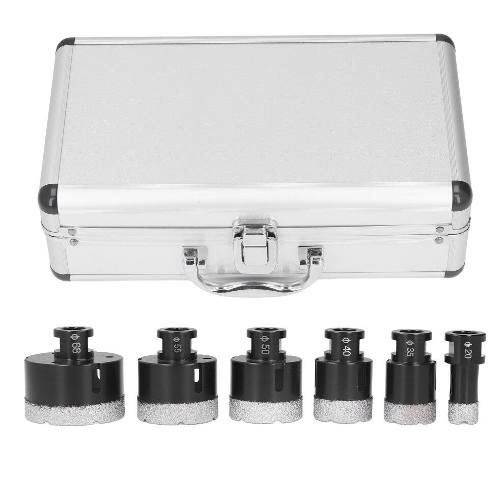 6Pcs Diamond Hole Saw Set M14 20-68Mm For Glass Tile Marble 323163115498