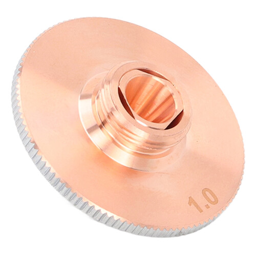 Laser Nozzle 1.0mm Chrome Plated Copper Cutter Head Replacement 1