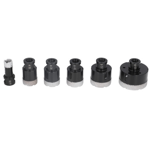 6x Diamantbohrer M14 für Glas Fliesen Marmor 1