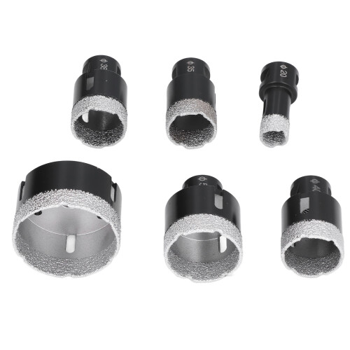 6x Diamantbohrer M14 für Glas Fliesen Marmor 2