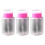 3Pcs Frasco Vazio Para Removedor De Esmalte Com 150Ml 4