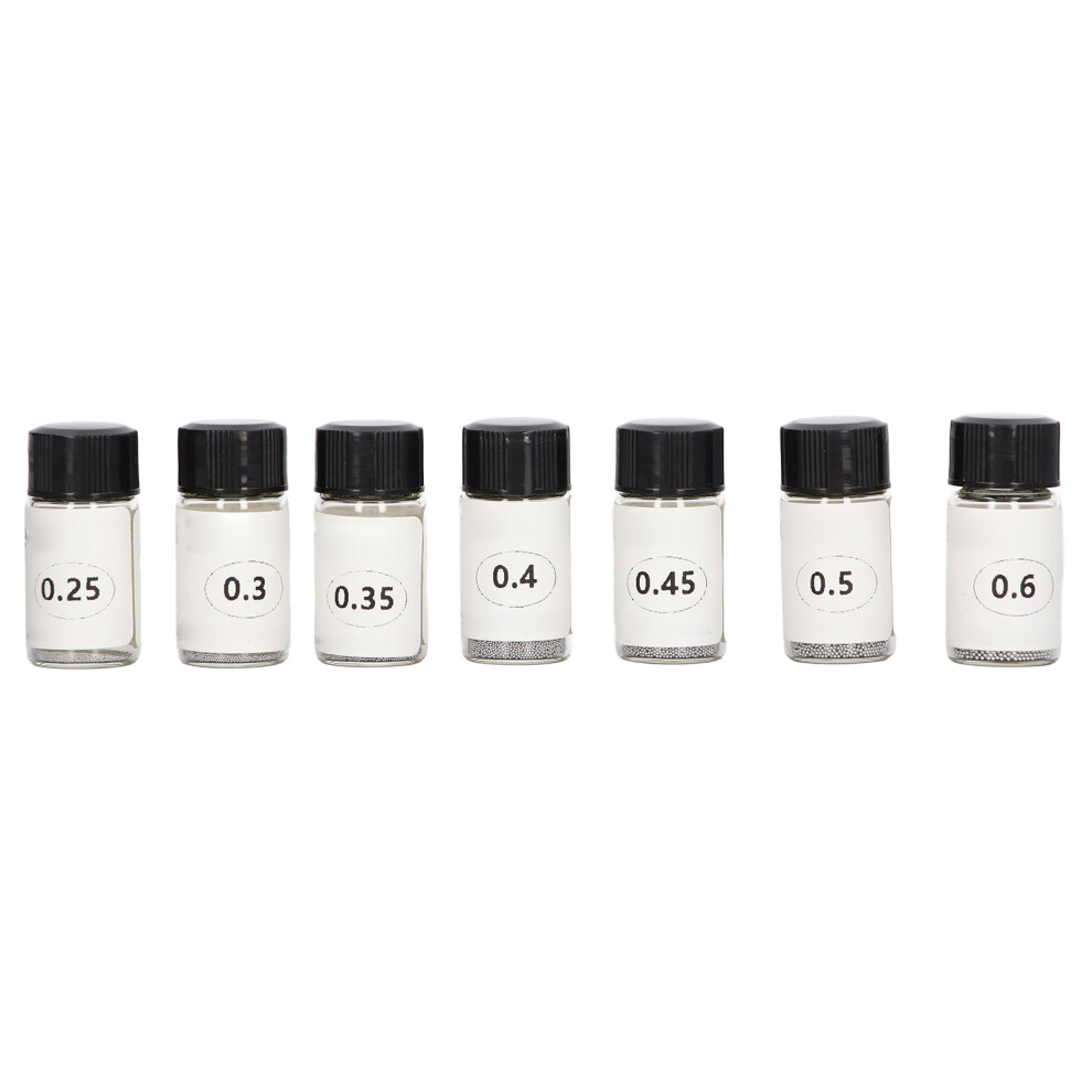 7 Bottles Tin Solder Ball Bga Reballing Heat Stencils For Pcb Chip 610830846602