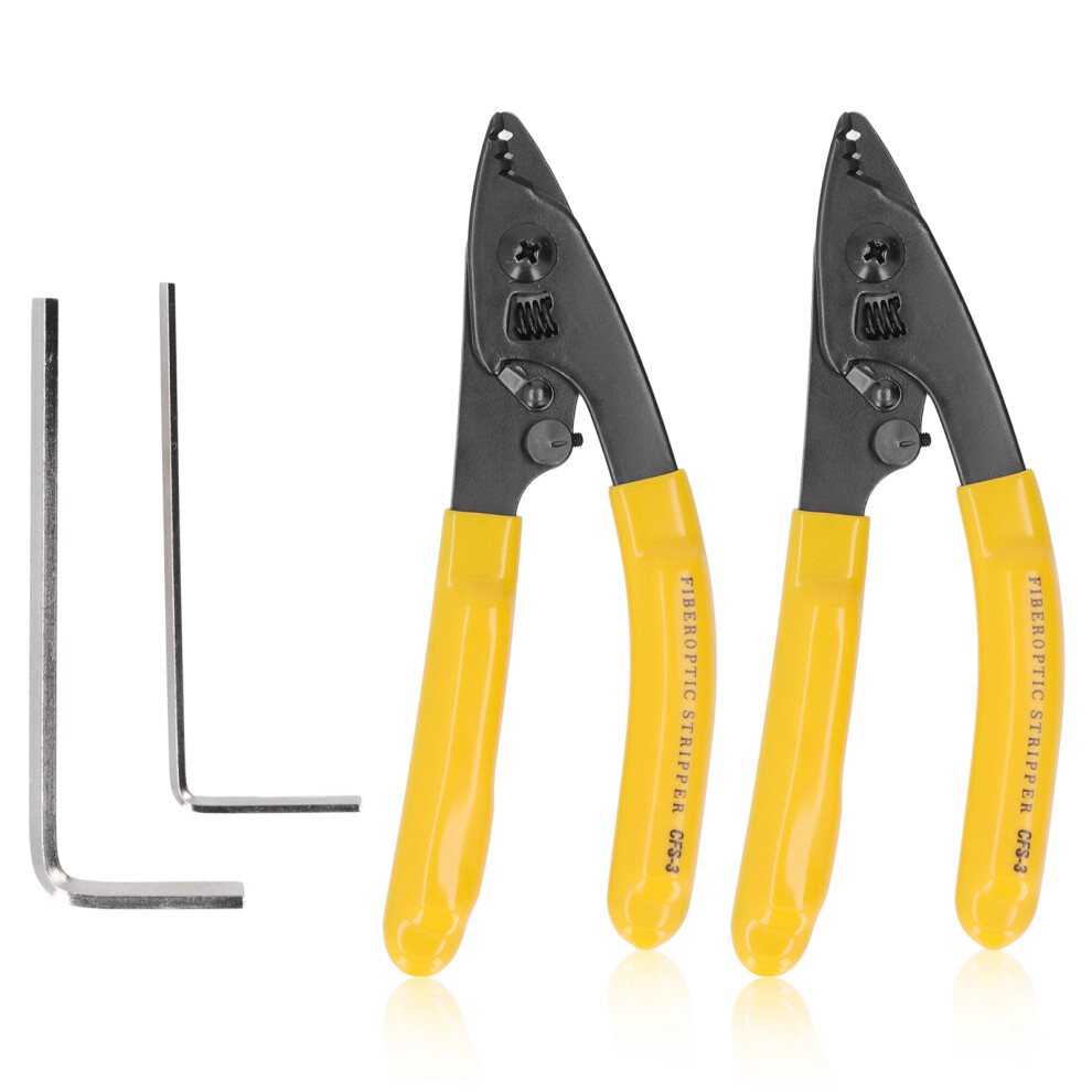 Fiber Optic Stripper 3 Port 250Î¼M Coating Tool With Wrench 323163111049