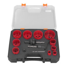 Hole Saw Set 3/4-2 1/2 Zoll HSS für Bohrmaschine