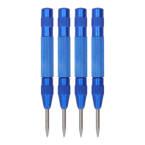 (Blue) 4x Zentrierstempel Auto HSS 5in Blau