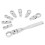 9Pcs Interchangeable Ratchet Wrench Chromium Vanadium Steel 5