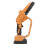 (EU Plug 100‑240V) Kettensäge Akku Mini Garten Obstbaum EU-Stecker 2