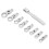 9Pcs Interchangeable Ratchet Wrench Chromium Vanadium Steel 4