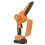 (EU Plug 100‑240V) Kettensäge Akku Mini Garten Obstbaum EU-Stecker 3