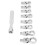 9Pcs Interchangeable Ratchet Wrench Chromium Vanadium Steel 2