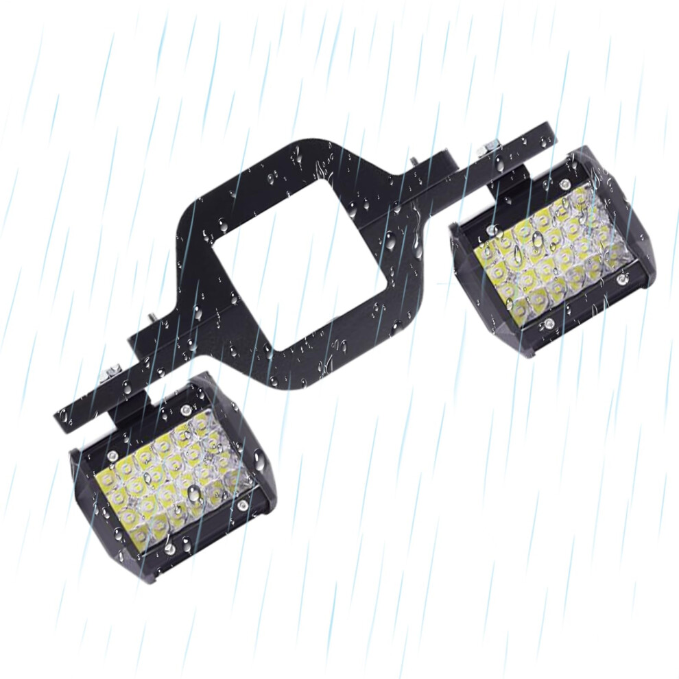 Pod S Led Tailgate Strip For Trucks - 72W Ip67 Waterproof Dustproof With Towing Hitch Brackets Car Accessory Light 9016109557544