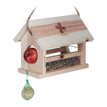 Vogelhäuschen aus Naturholz