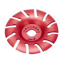 (Red) Schleifscheibe 12 Zähne Edelstahl Holz 95mm Silber