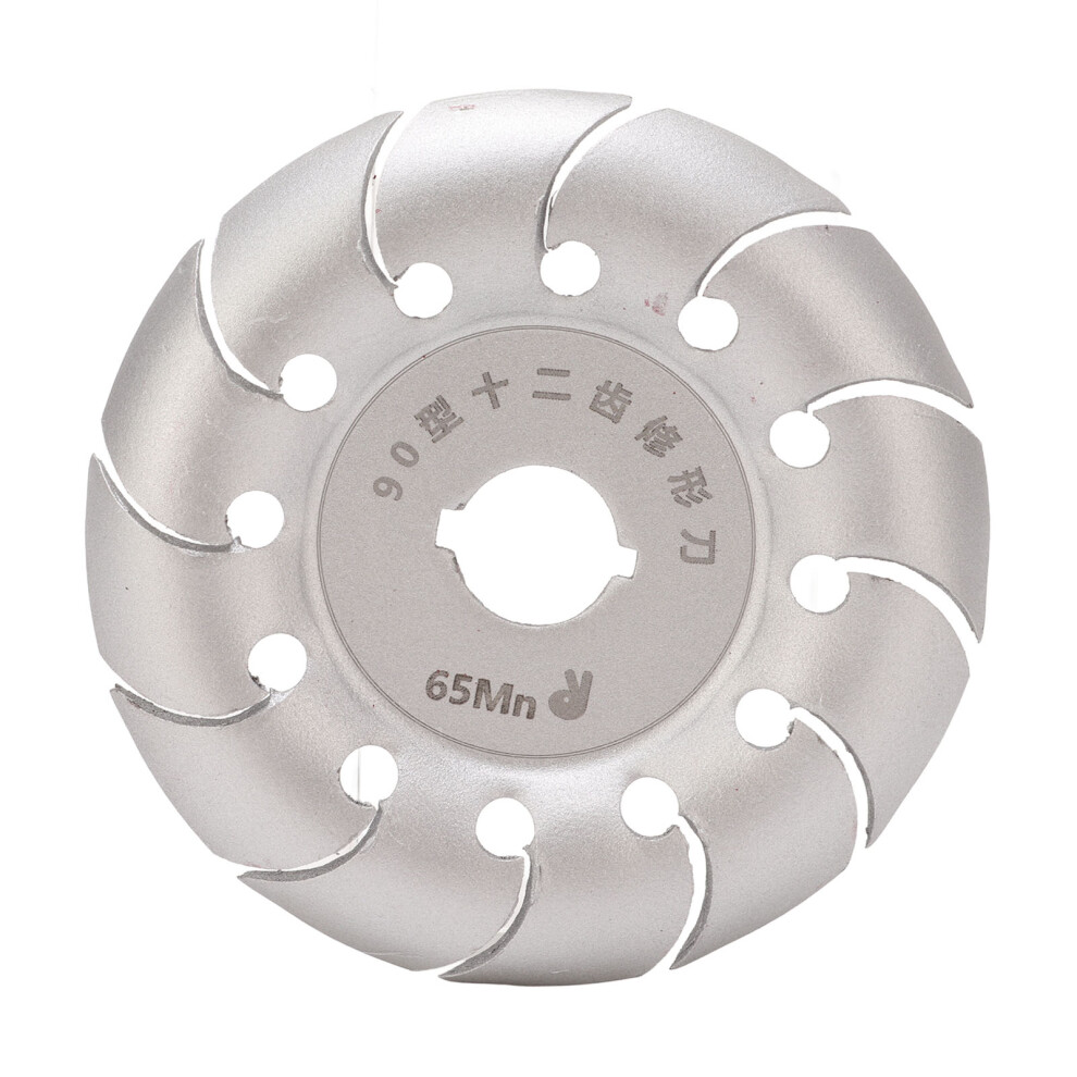 (Silver) 90Mm 12 Teeth Angle Grinder Disc Wood Carving Silver 610830839000