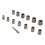 14PCS Nut Extractor Chrome Molybdenum Steel 3/8in for Construction 5