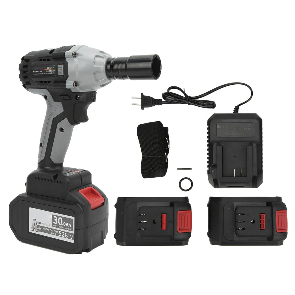Brushless Electric Impact Wrench 21V Lithium Battery 110-240V 610830843113