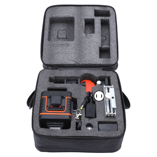 (EU Plug) 360 Laser Leveler 16 Lines 4D Green Self Leveling Remote 100-240V 1