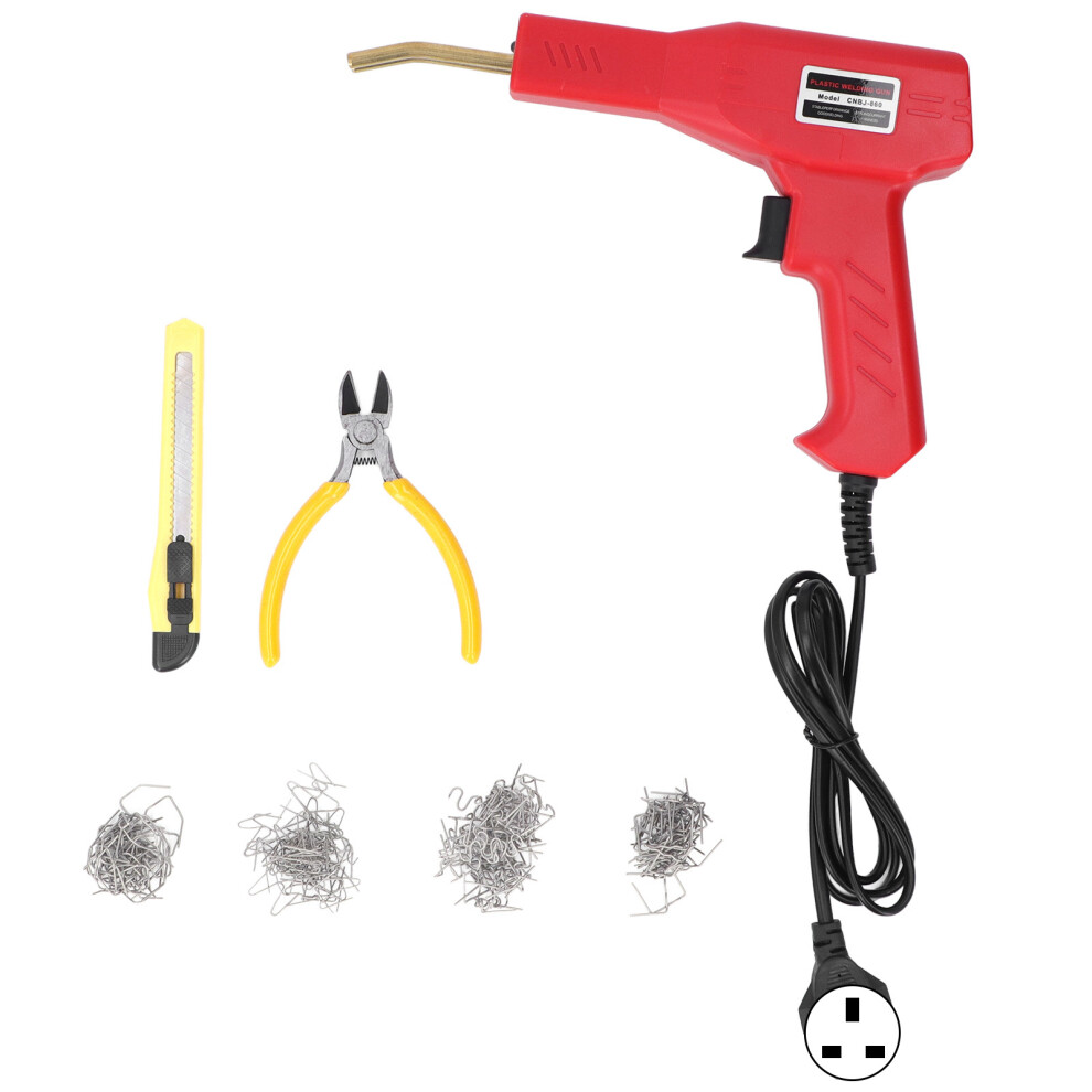 (Uk Plug 220V) 50W Plastic Welding Machine Handheld Hot Stapler Gun 220V Eu Plug 610830830724