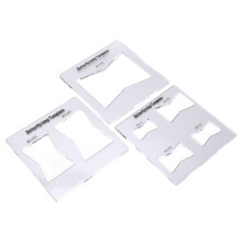 3x Schmetterlings-Inlay-Schablone Fräser für Holz