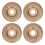 (Gold) 4x 16mm Edelstahl-Schleifscheibe Gold 1