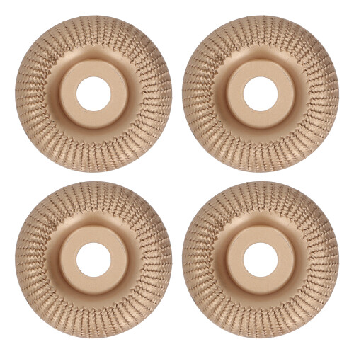 (Gold) 4x 16mm Edelstahl-Schleifscheibe Gold