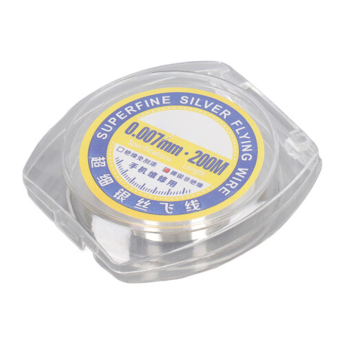 Silberdraht 0,007mm Superfein 200m 2