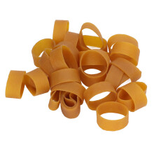 60x Langlebige Öko-Gummibänder Set, stark & elastisch