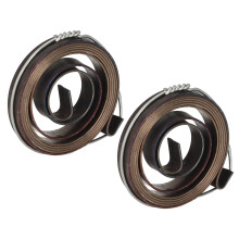2Pcs Bench Drill Press Return Spring Chromeplate Quill Feed