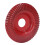 (Wine Red) Holzschnitz-Scheibe Schleifscheibe Edelstahl 22mm Silber 4