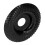(Black) Holzschnitz-Scheibe Schleifscheibe Edelstahl 22mm Silber 5
