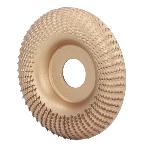 (Gold) Holzschnitz-Scheibe Schleifscheibe Edelstahl 22mm Silber 2