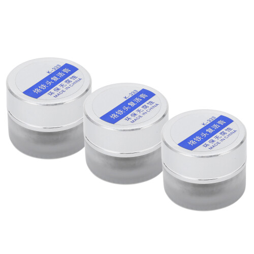 3 Jar Soldering Iron Tip Refresher Paste for Cleaning Repair 1