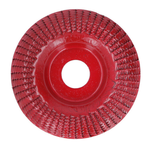 (Wine Red) Holzschnitz-Scheibe Schleifscheibe Edelstahl 22mm Silber 1