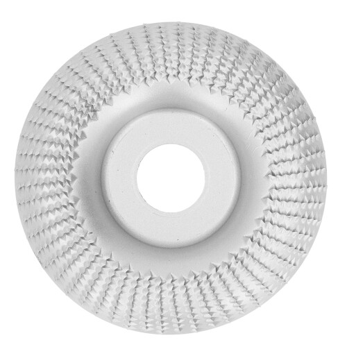 (Silver) Holzschnitz-Scheibe Schleifscheibe Edelstahl 22mm Silber 1