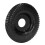 (Black) Holzschnitz-Scheibe Schleifscheibe Edelstahl 22mm Silber 4