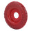 (Wine Red) Holzschnitz-Scheibe Schleifscheibe Edelstahl 22mm Silber 3