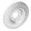 (Silver) Holzschnitz-Scheibe Schleifscheibe Edelstahl 22mm Silber 5