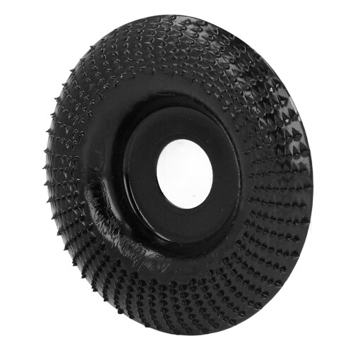 (Black) Holzschnitz-Scheibe Schleifscheibe Edelstahl 22mm Silber 2